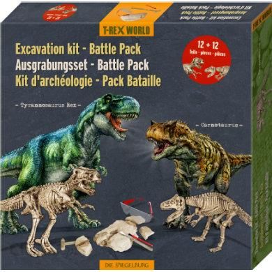 i-coppenrath-verlag-spiegelburg-coppenrath-zestaw-do-wykopalisk-battle-opakowanie-t-rex-carnotaurus-t-rex-world
