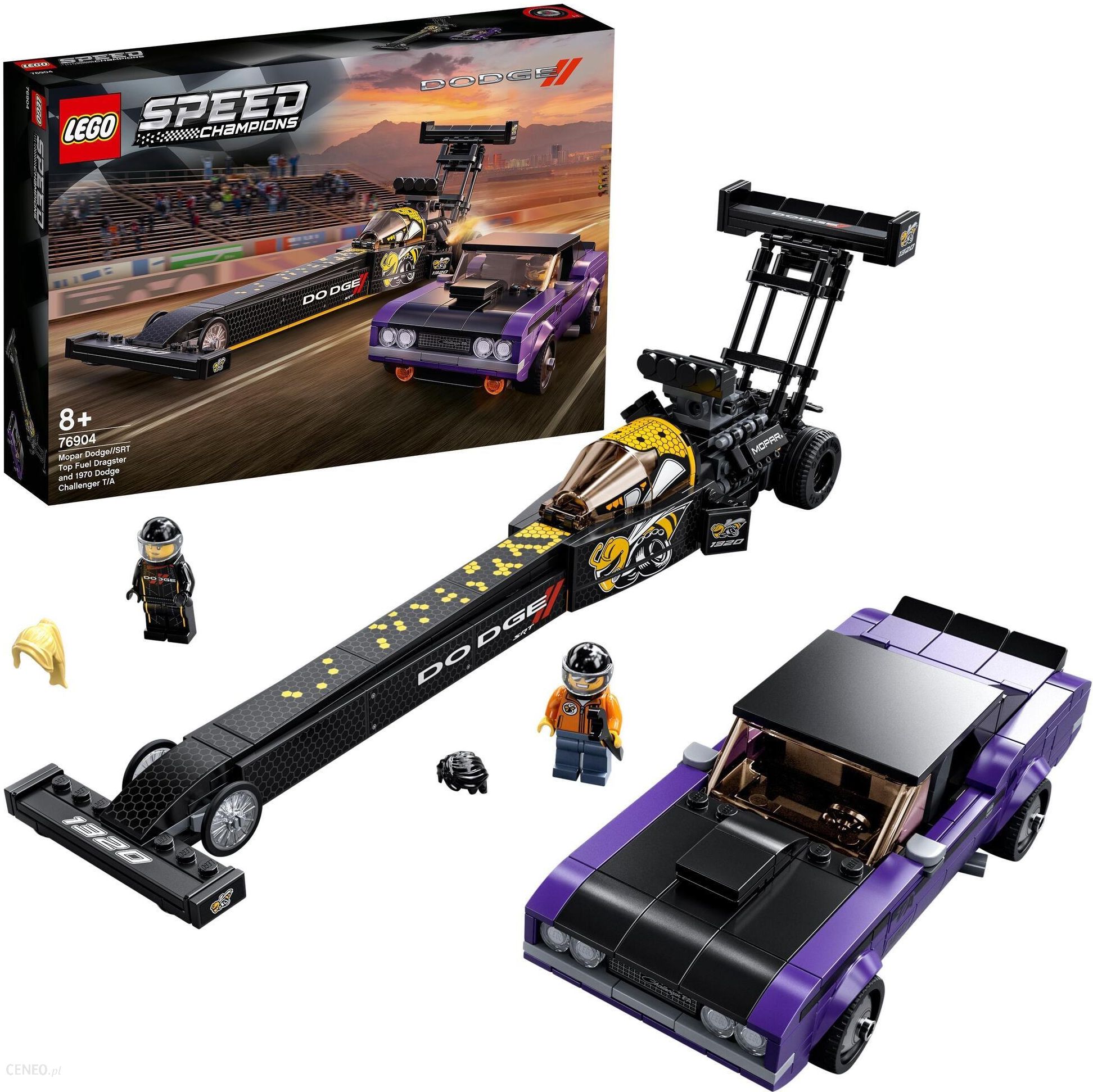 i-lego-speed-champions-76904-mopar-dodge-srt-top-fuel-dragster-i-1970-dodge-challenger-t-a