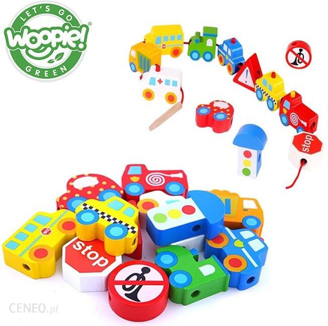 i-woopie-green-drewniane-klocki-koraliki-do-nawlekania-pojazdy-samochody-13-el